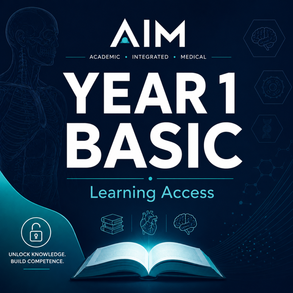 Year 1 MBBS — Basic Plan