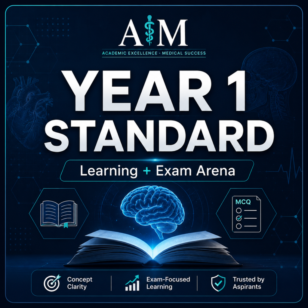 Year 1 MBBS — Standard Plan