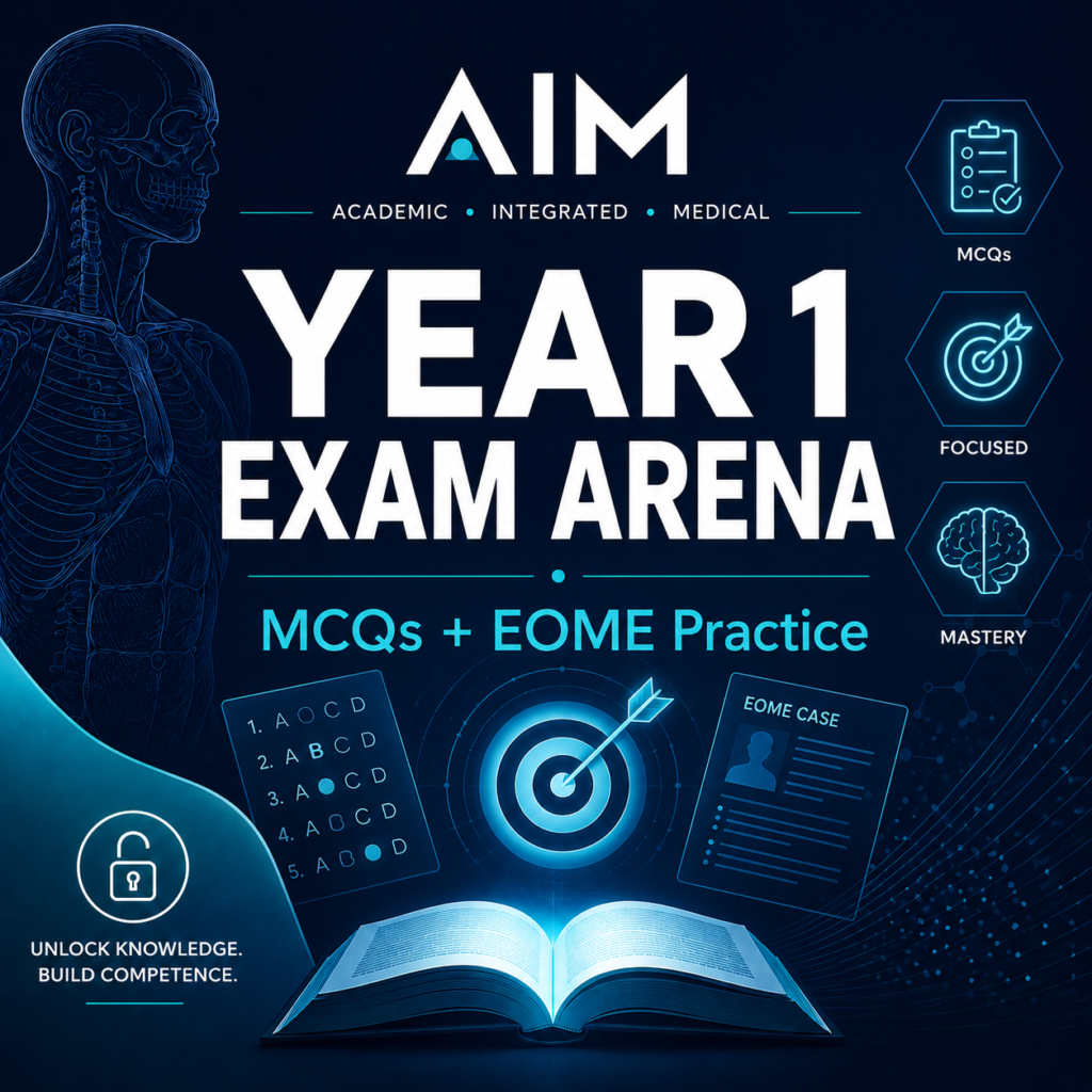 Year 1 MBBS — Exam Arena