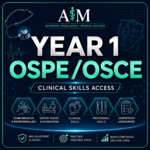 Year 1 MBBS — OSPE/OSCE Clinical Skills