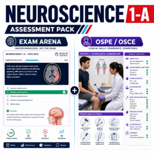 Neurosciences-1A Exam Arena + OSPE/OSCE Pack — Year 2 MBBS