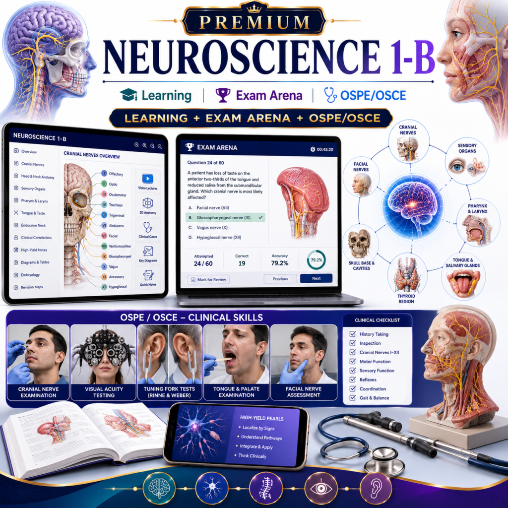 Neurosciences-1B Premium — Year 2 MBBS