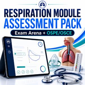 Respiratory Exam Arena + OSPE/OSCE Pack — Year 1 MBBS
