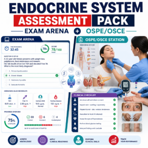 Endocrine Exam Arena + OSPE/OSCE Pack — Year 2 MBBS